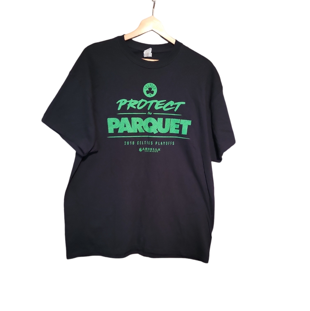 2018 Boston Celtics NBA Playoffs Shirt Protect the Parquet SGA